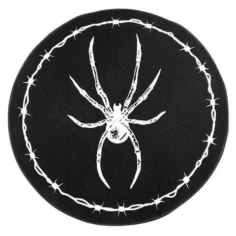 Barbed Wire Spider Rug