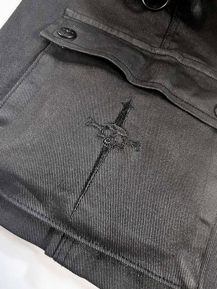Future Division Waxed Cargo Shorts