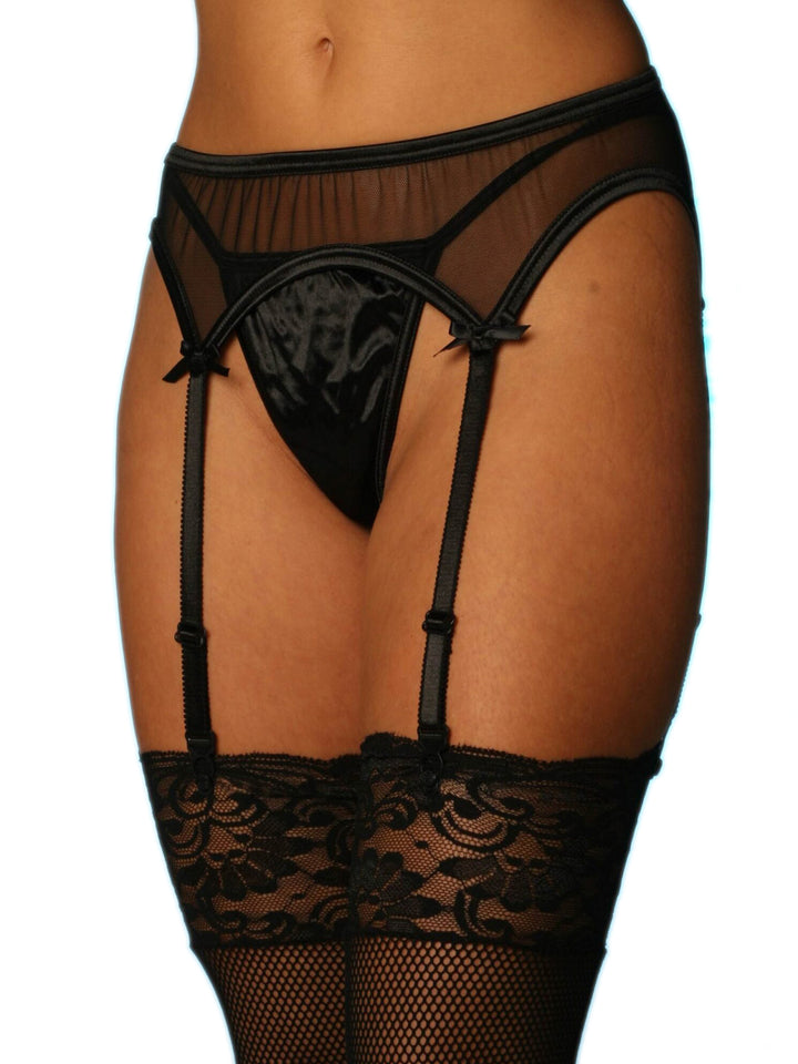 Mesh Garter Belt