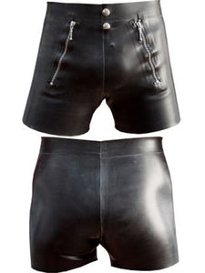 Latex Front Flap Shorts
