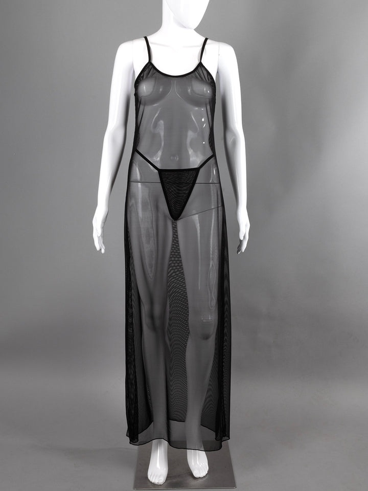 Mesh Lingerie Gown
