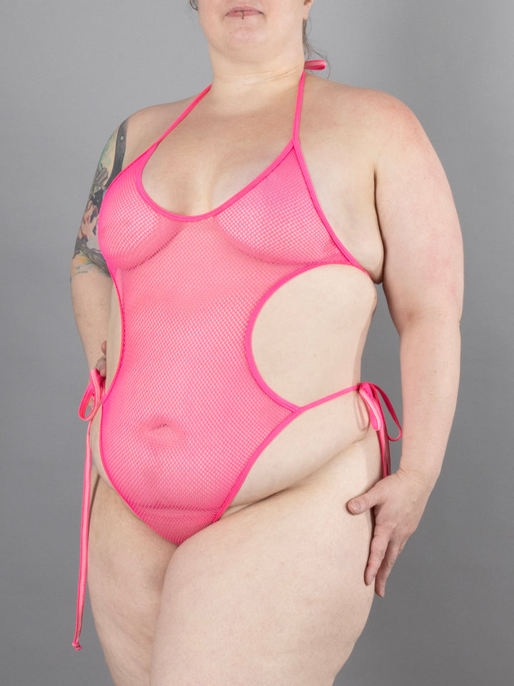 Fishnet G-String Bodysuit