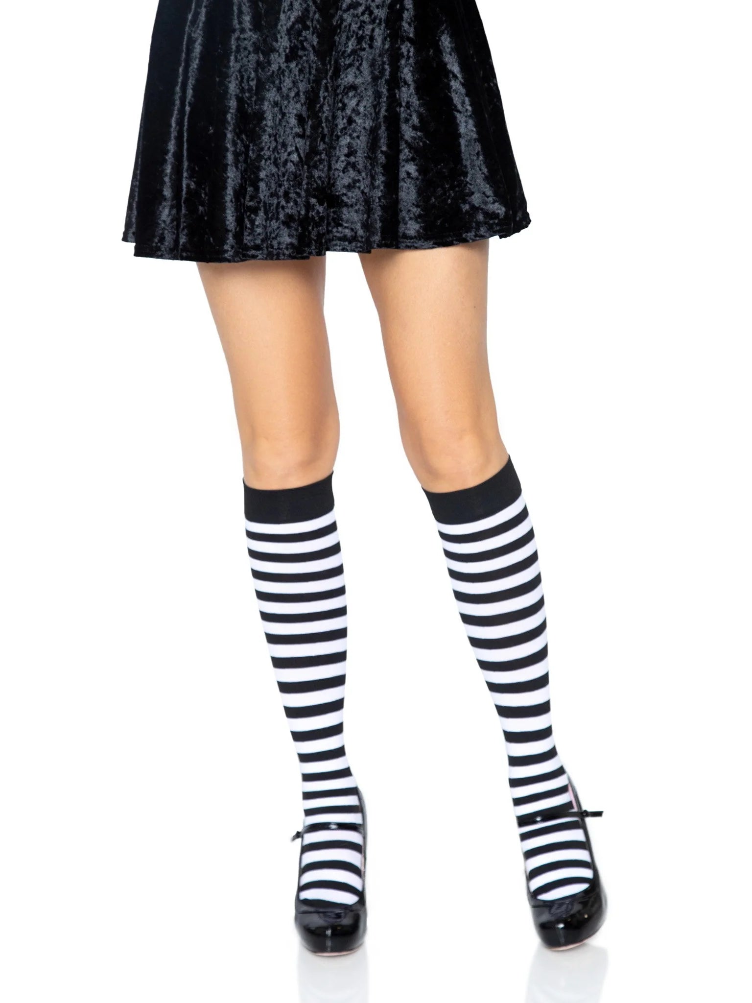 Striped Knee High Socks