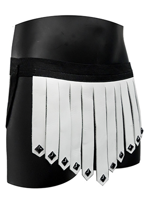 Leather Jock Kilt with Studs