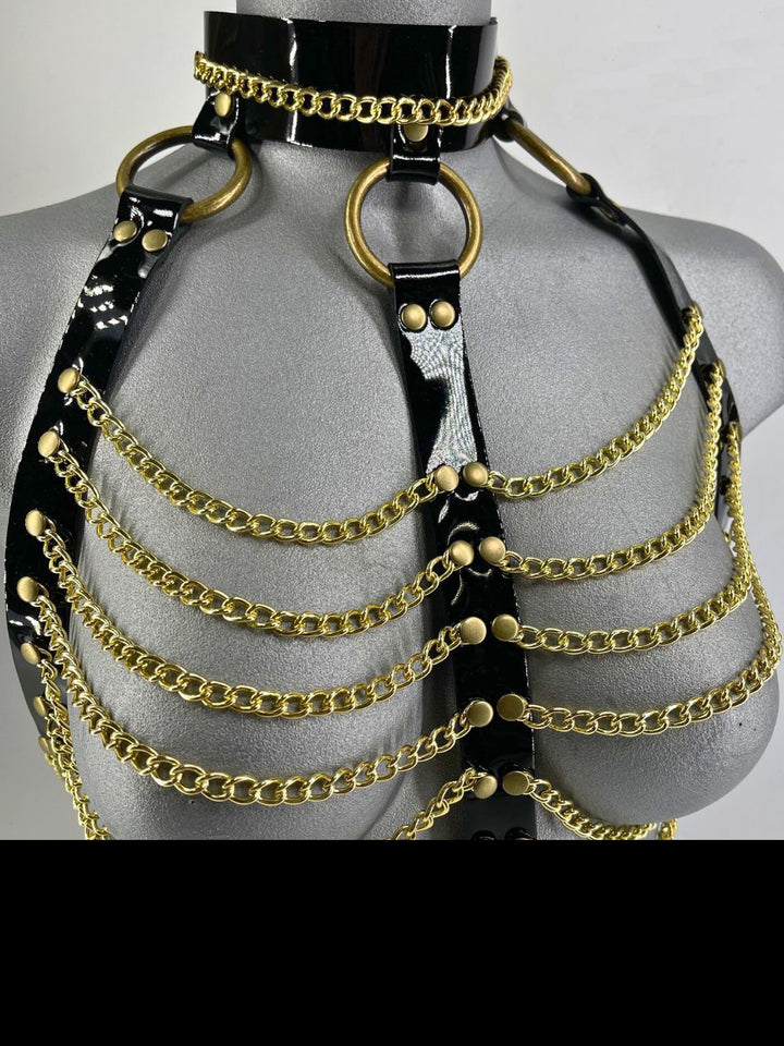 Leather Ribcage Harness