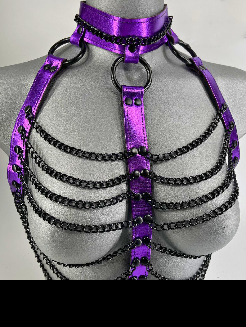 Leather Ribcage Harness