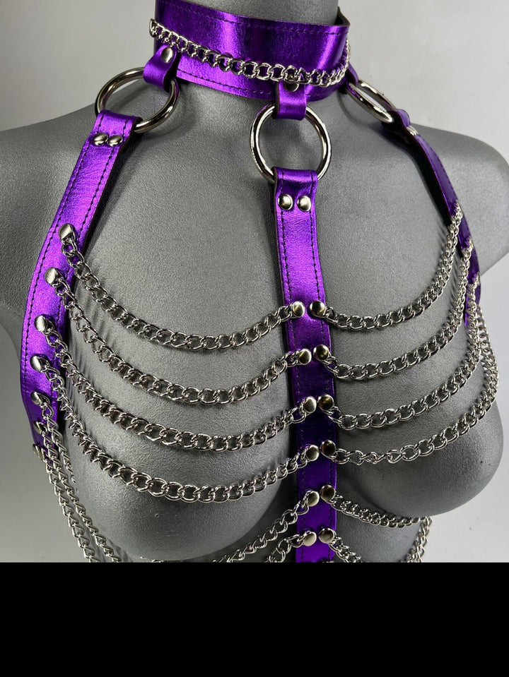 Leather Ribcage Harness