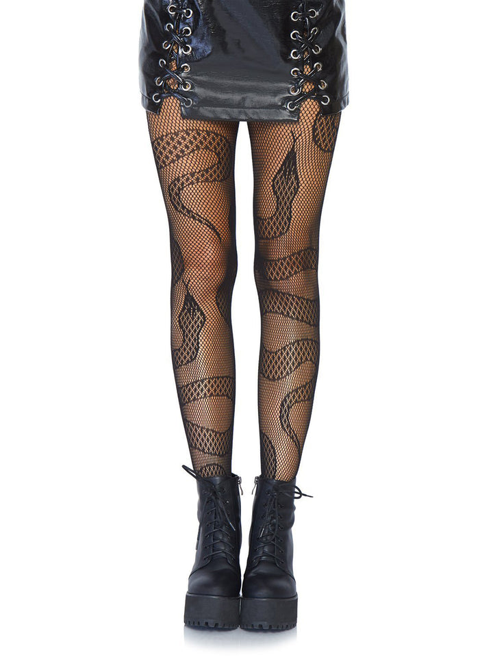 Snake Net Tights