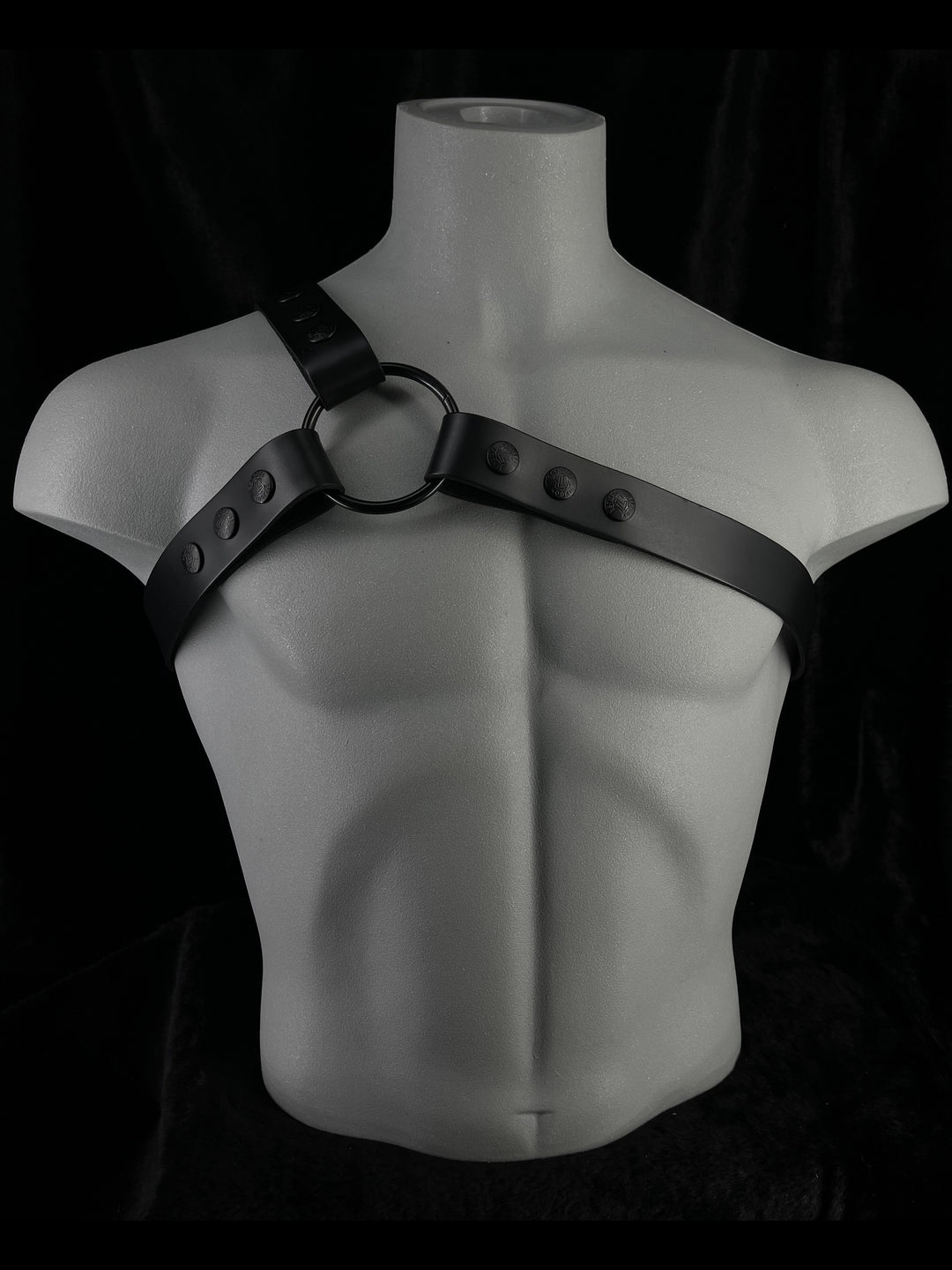 Asymmetrical Leather Harness