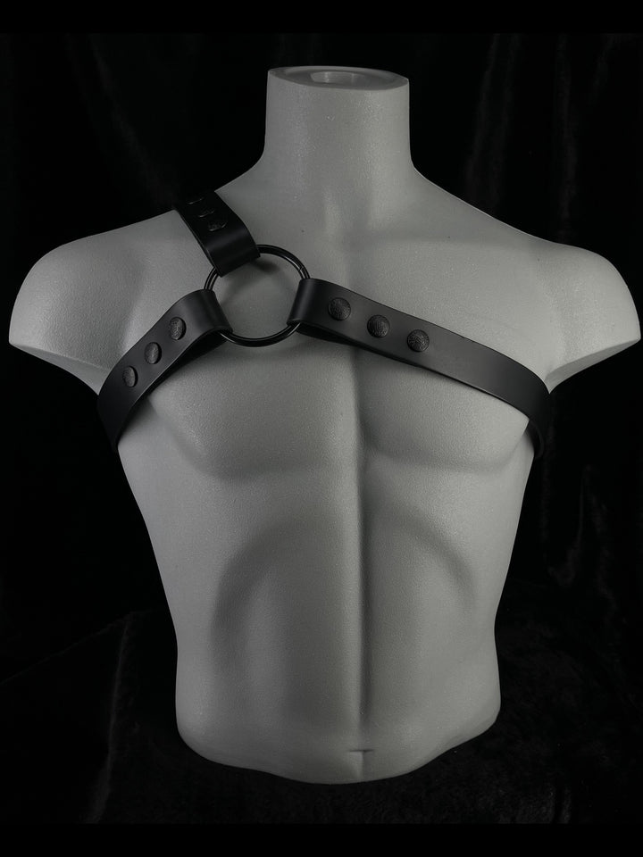 Asymmetrical Leather Harness