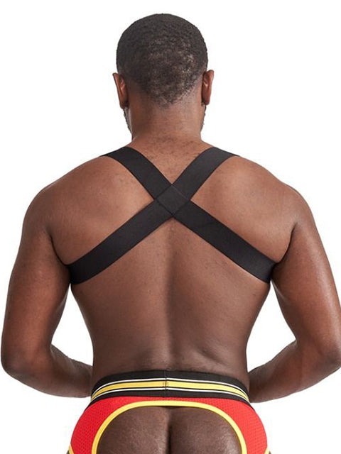 X Back Striped Harness