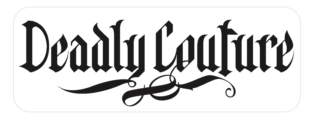 Deadly Couture Logo Sticker
