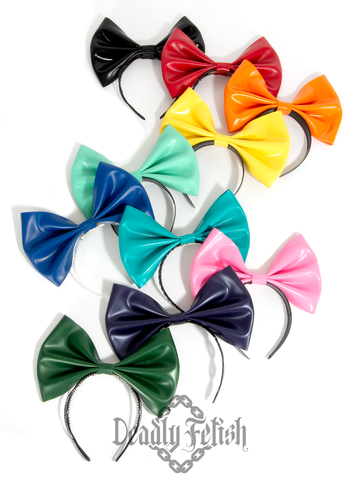 Deadly Fetish Made-To-Order Latex: Hair Bow