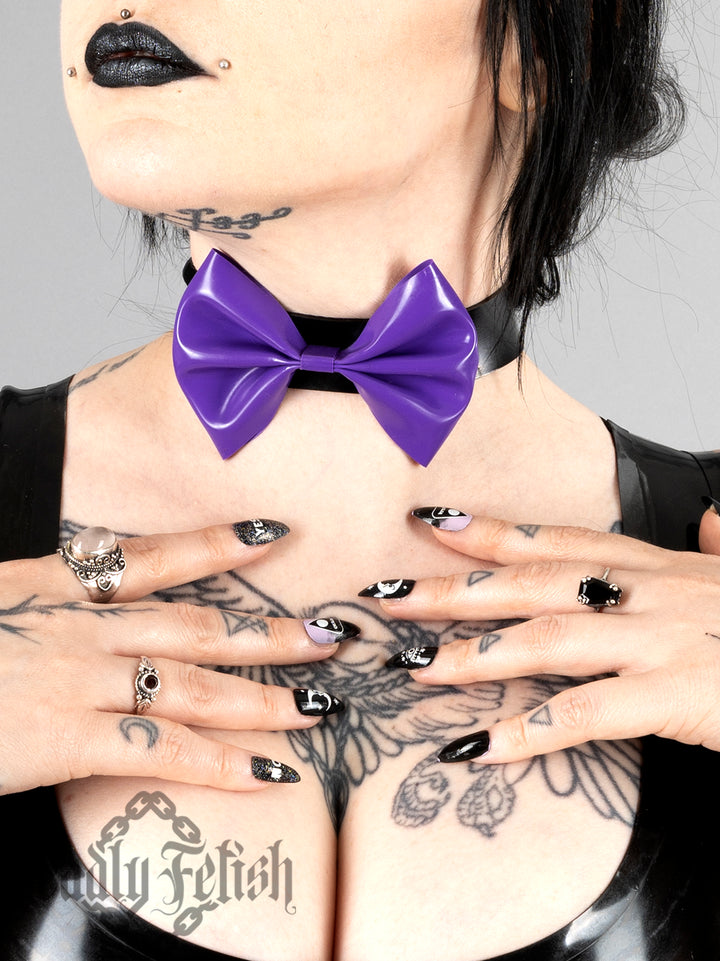 Deadly Fetish Latex: Basic Bow Choker