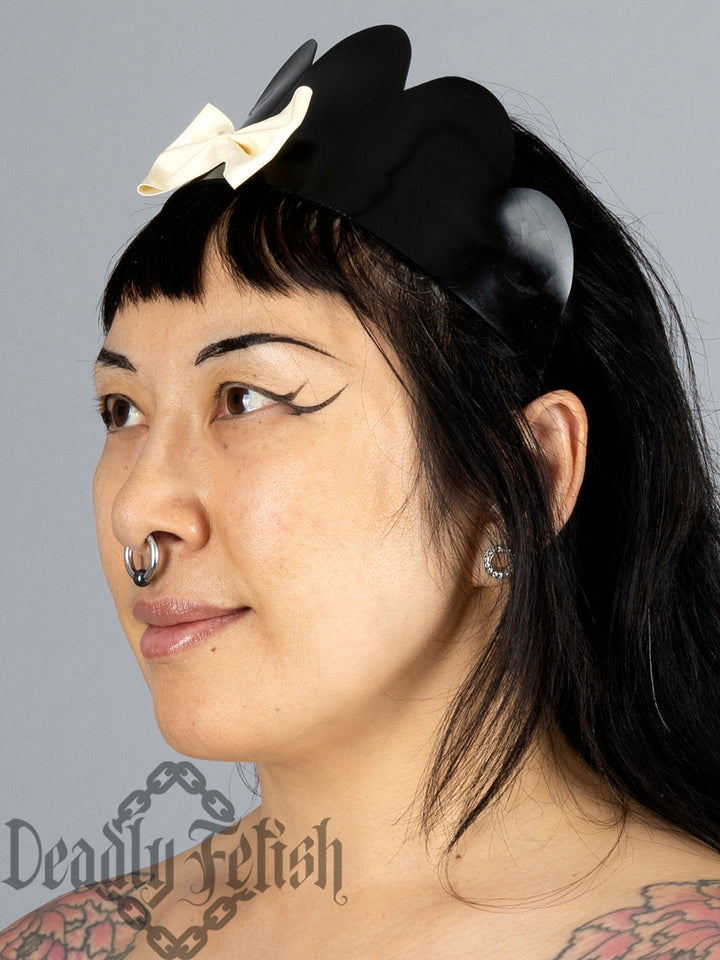 Deadly Fetish Latex: Scalloped Maid Hat