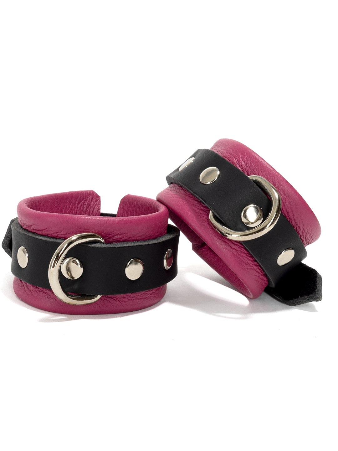 Leather Locking Wrist Cuffs