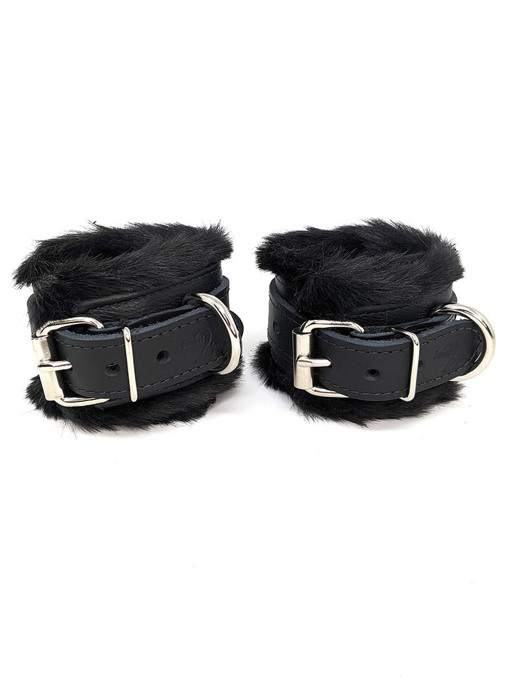 Faux Fur Lined Wrist Cuffs