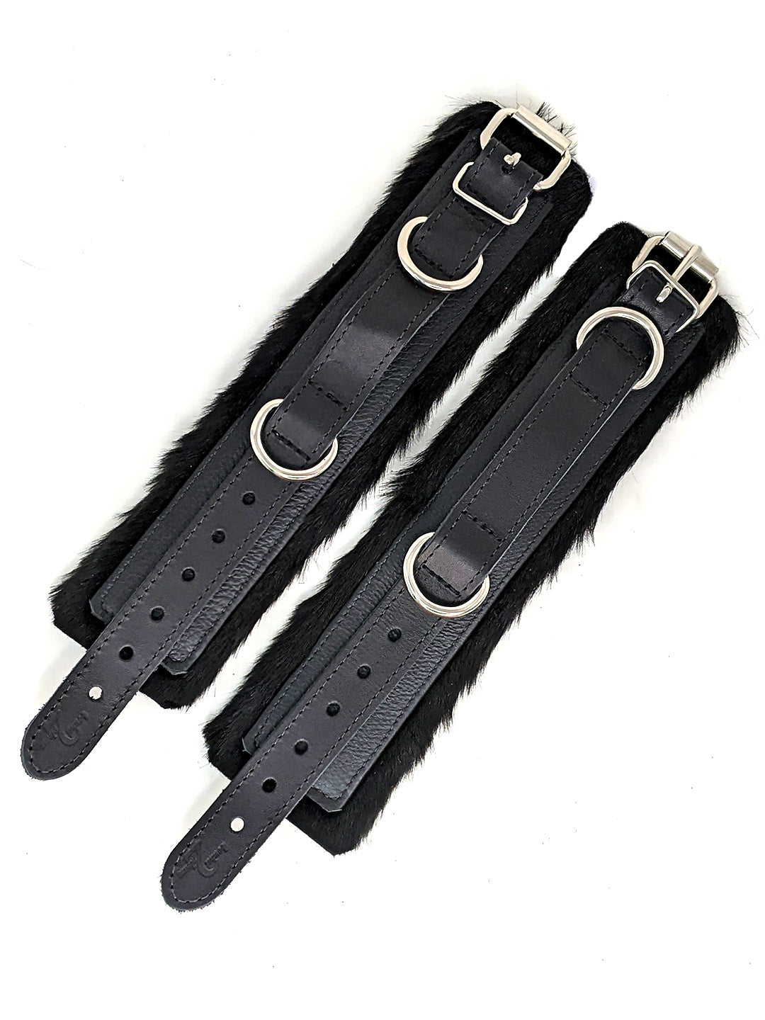Faux Fur Lined Wrist Cuffs