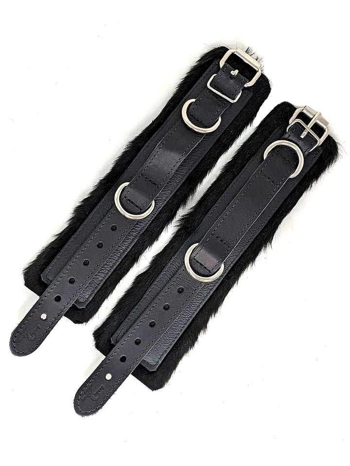 Faux Fur Lined Wrist Cuffs