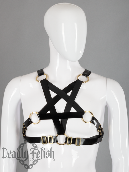 Deadly Fetish Made-to-Order Latex: Basic Harness #04