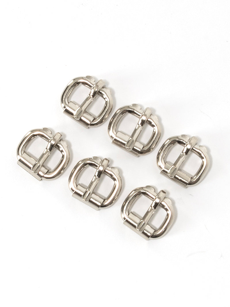 3/4" Nickel Roller Buckle - Pack of 6