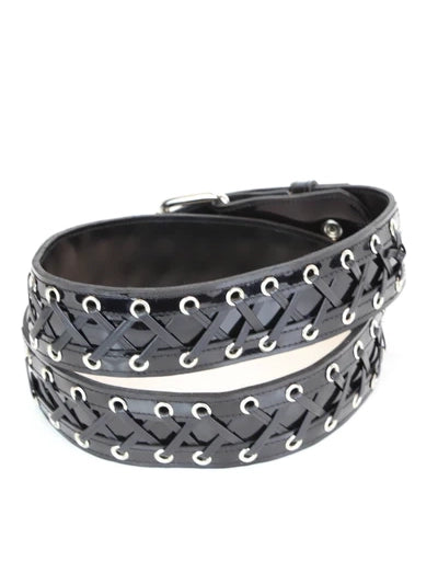 Leather Laced Belt