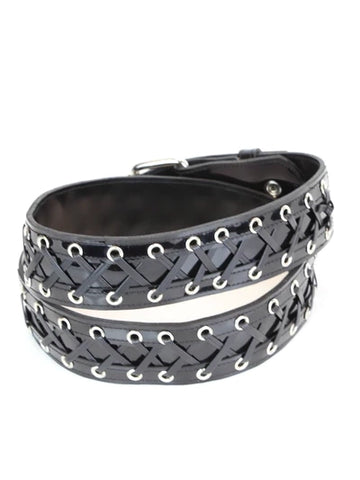 Leather Laced Belt