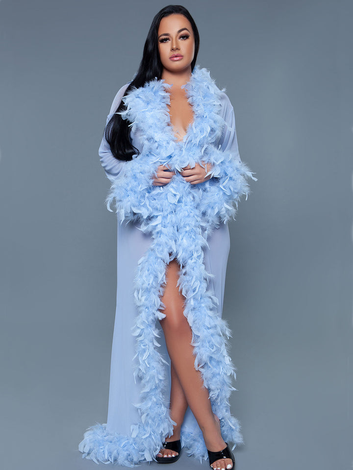 Long Feather Robe