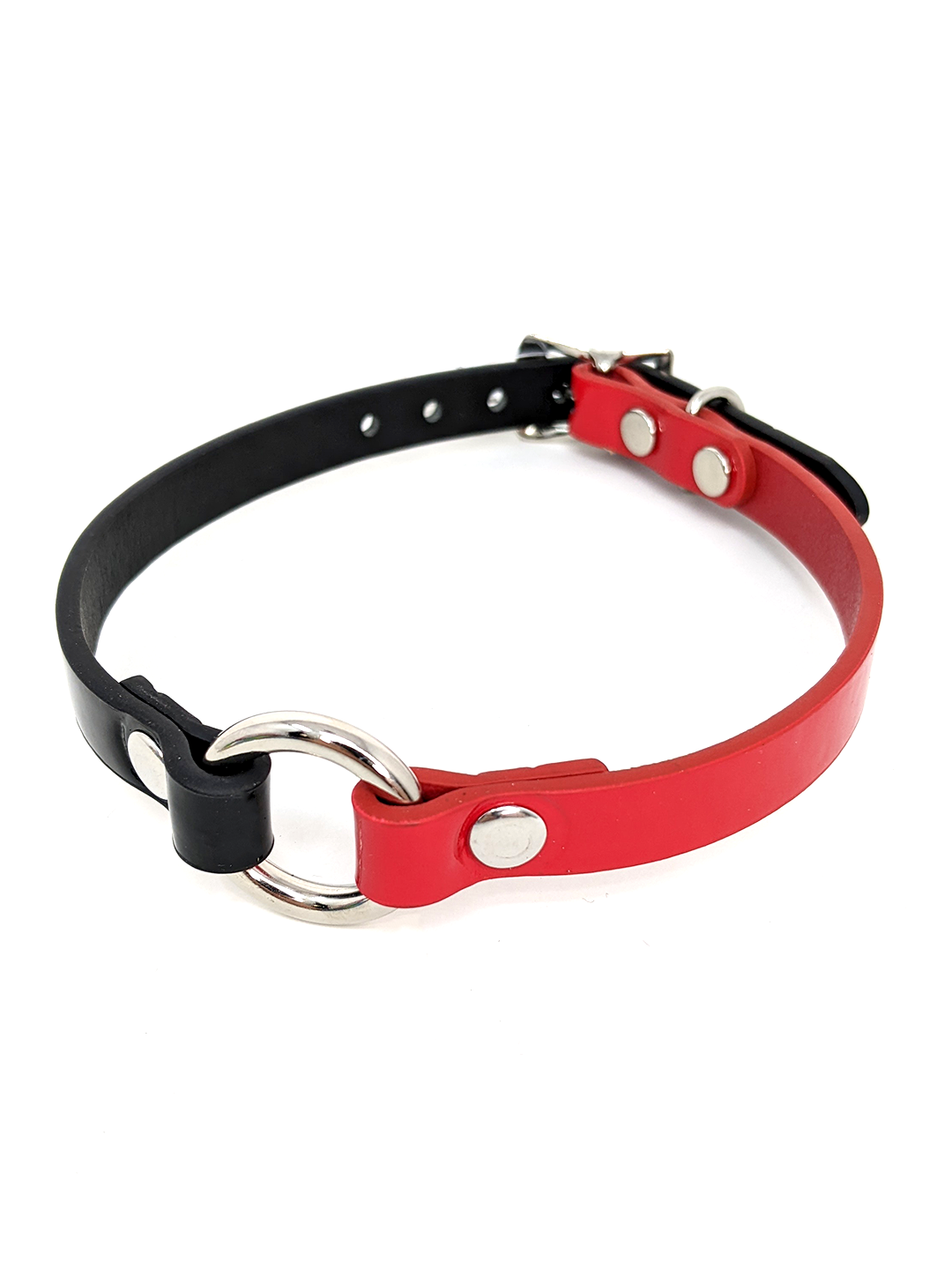 Slim Leather O-Ring Collar