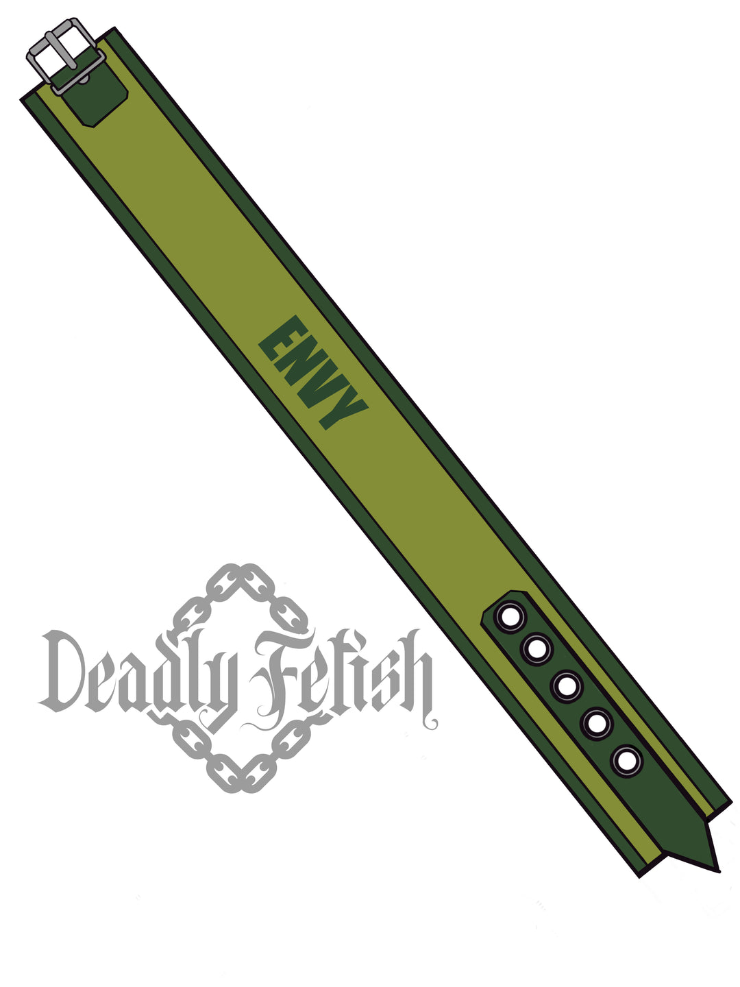 Deadly Fetish Made-To-Order Latex: Collar #01