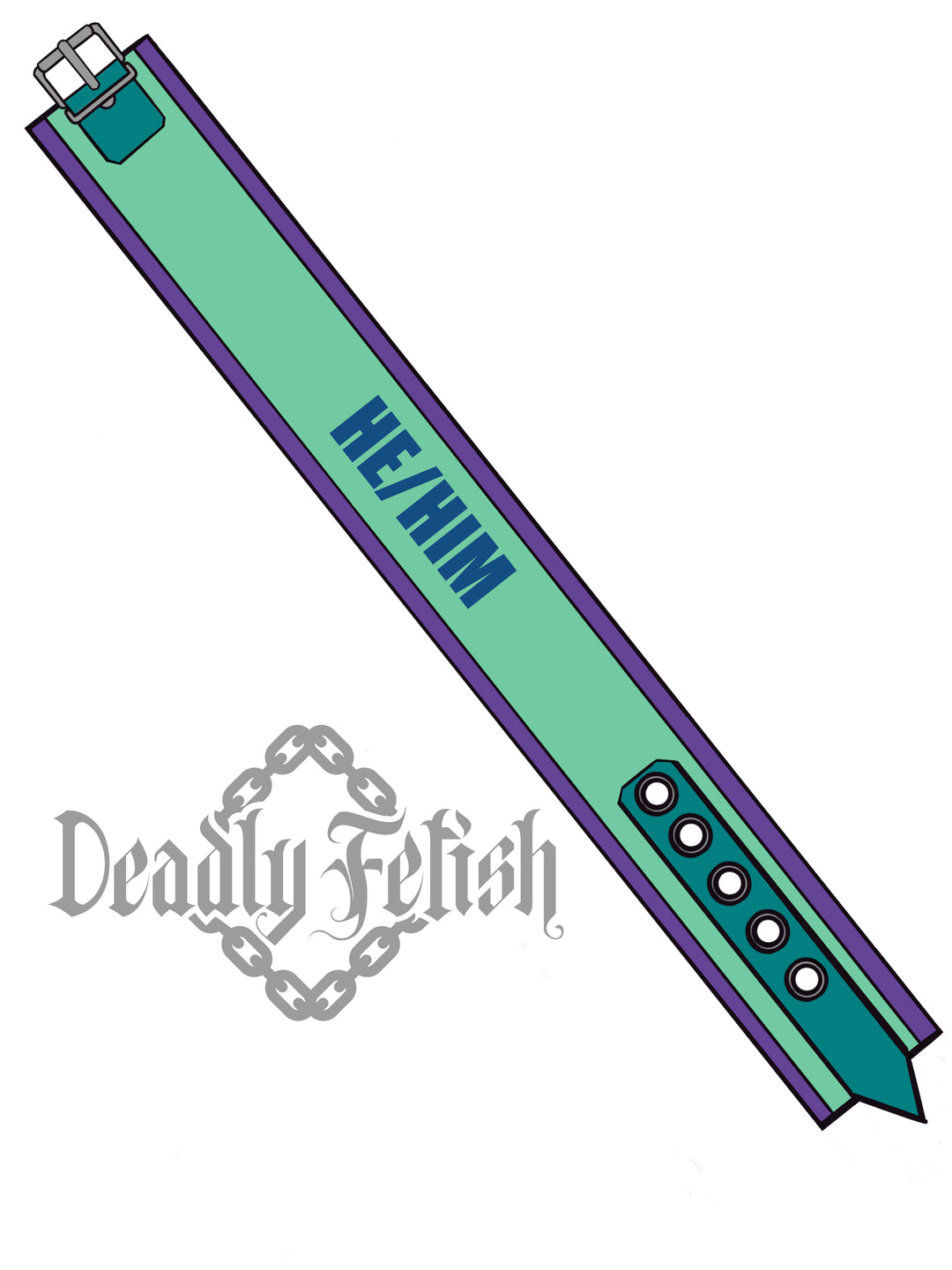 Deadly Fetish Made-To-Order Latex: Collar #01