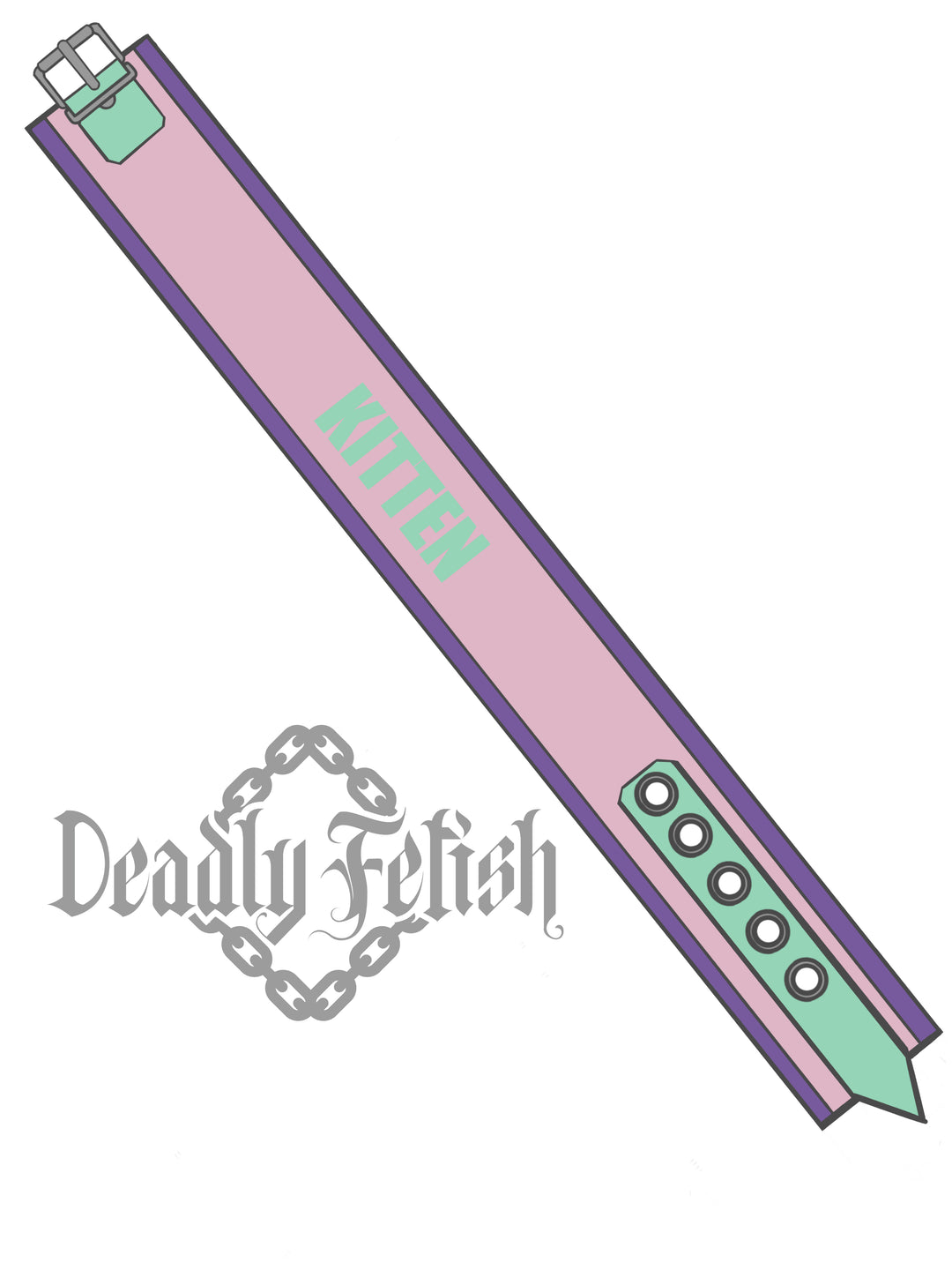Deadly Fetish Made-To-Order Latex: Collar #01