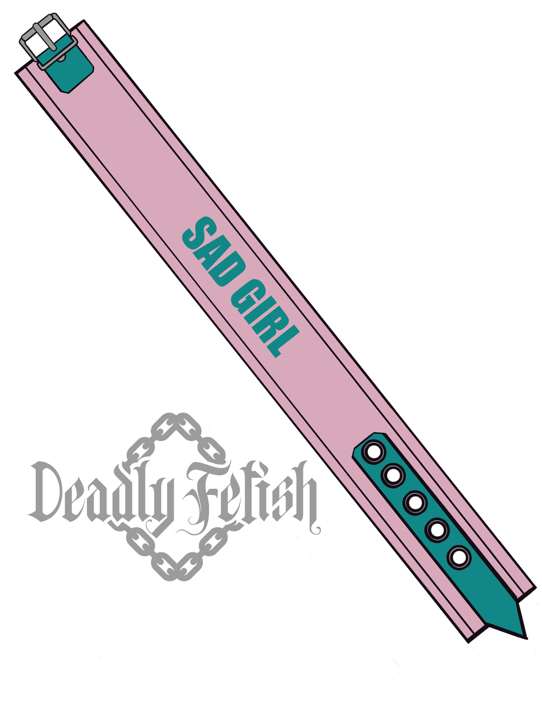 Deadly Fetish Made-To-Order Latex: Collar #01