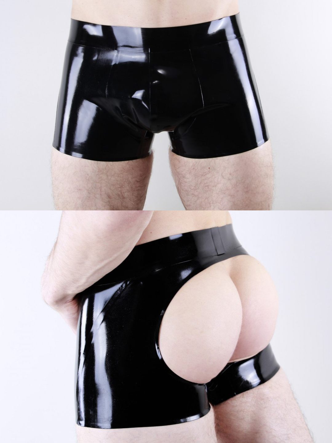 Latex Cheeky Shorts