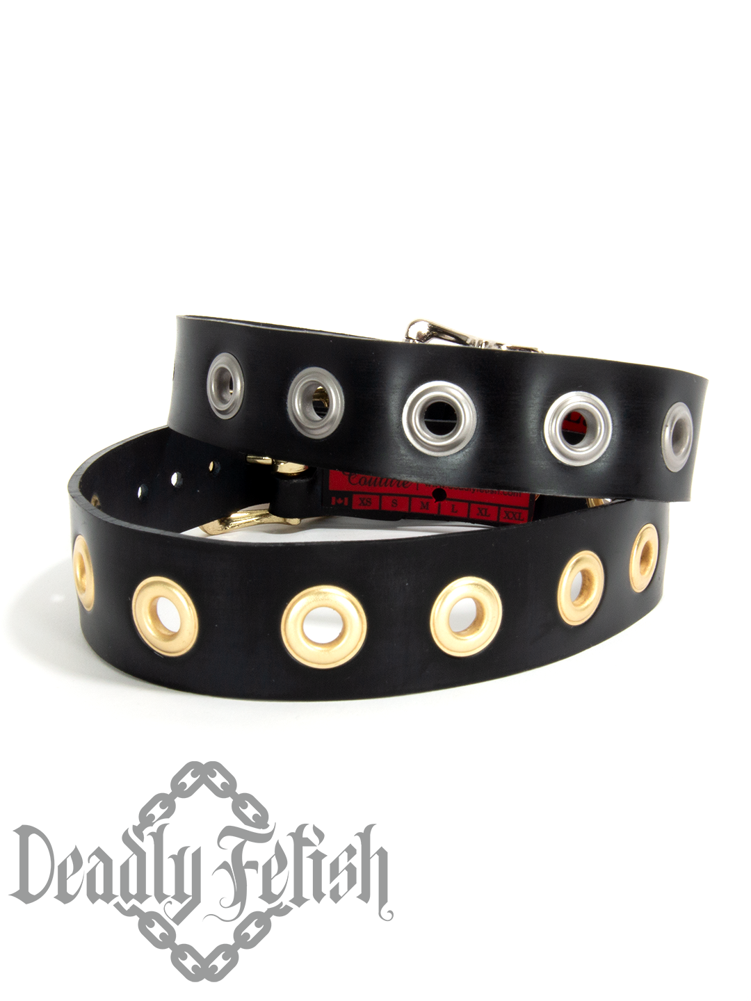 Deadly Fetish Latex: Basic Choker with Grommets