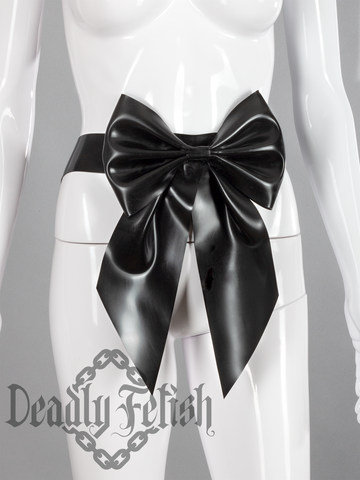 Deadly Fetish Made-To-Order Latex: Bow Belt