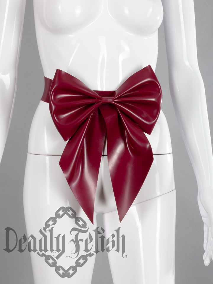 Deadly Fetish Made-To-Order Latex: Bow Belt