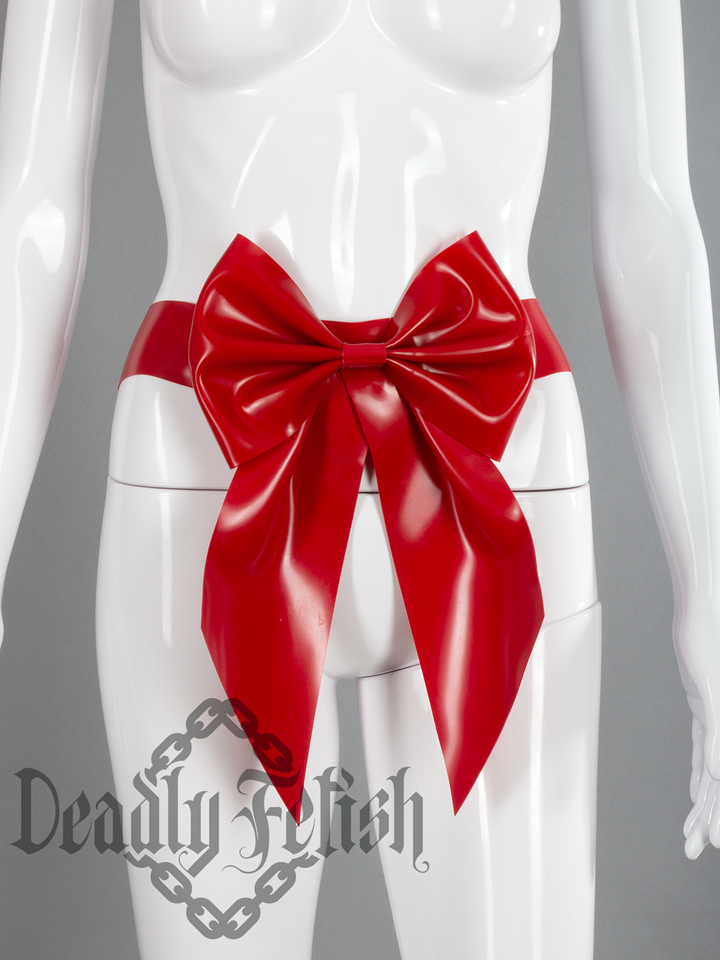 Deadly Fetish Made-To-Order Latex: Bow Belt