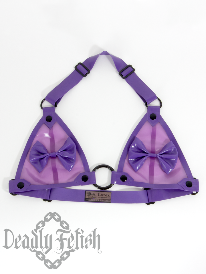Deadly Fetish Latex: Bra #08 with Bows