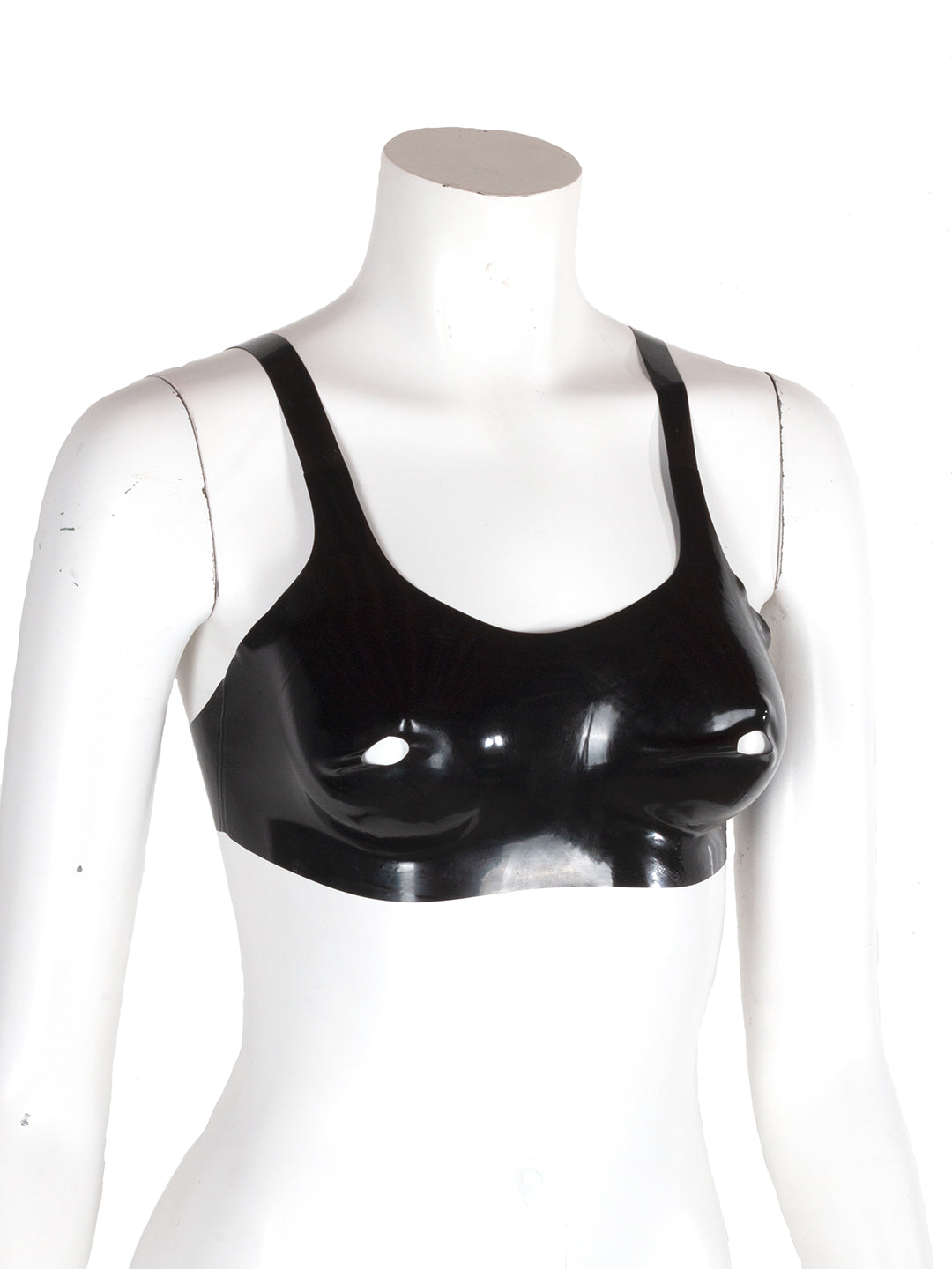 Seamless Moulded Latex Nipple-less Bra