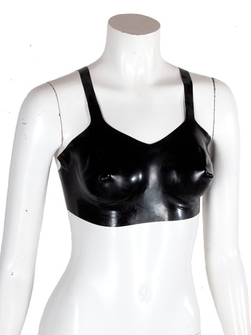 Seamless Moulded Latex Bra