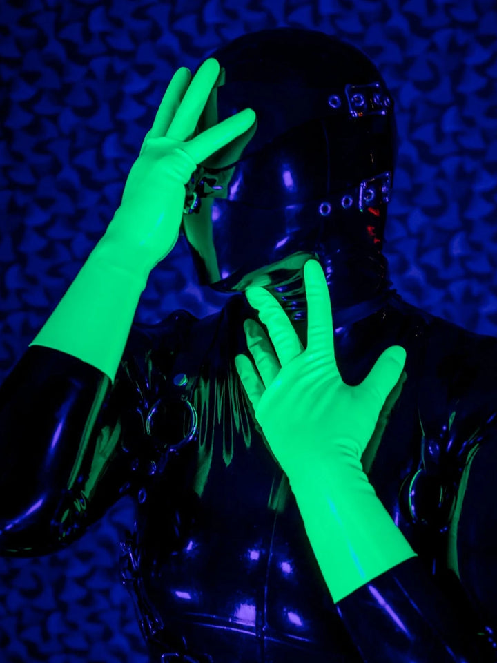 Latex Mid-Arm Length Gloves