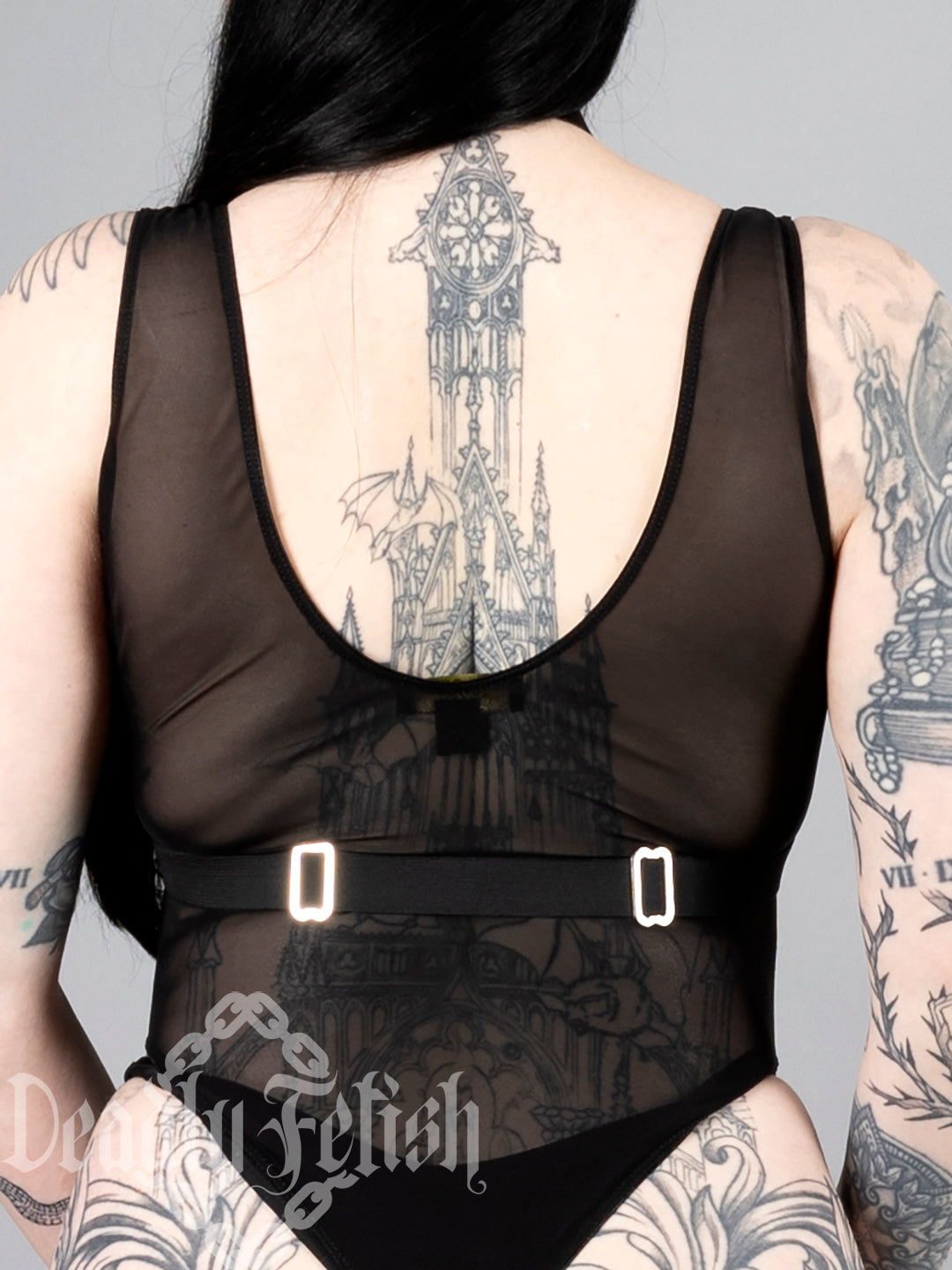 Deadly Fetish Fabric: Elastic Harness #09