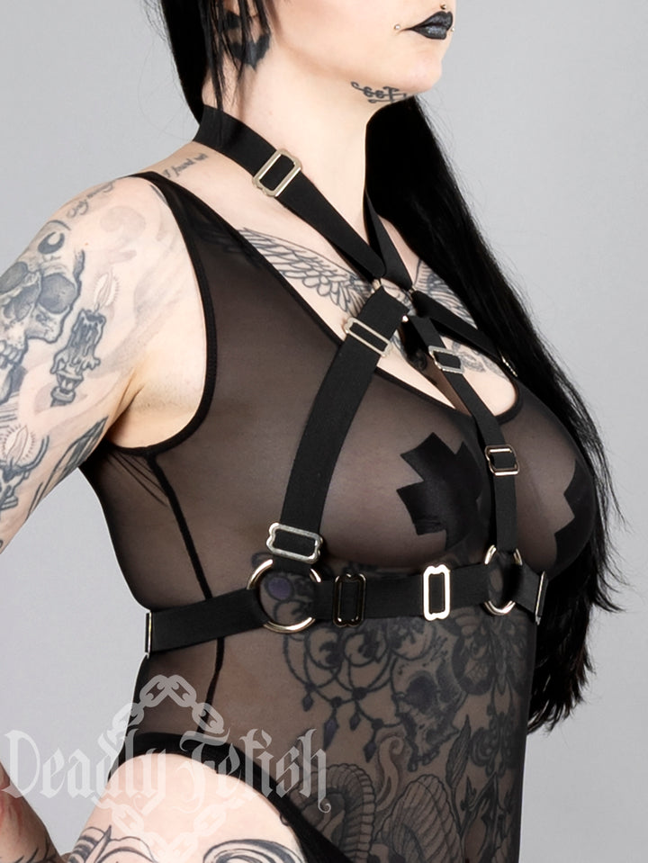Deadly Fetish Fabric: Elastic Harness #09