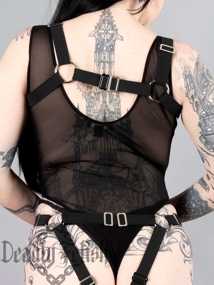 Deadly Fetish Fabric: Elastic Harness #16