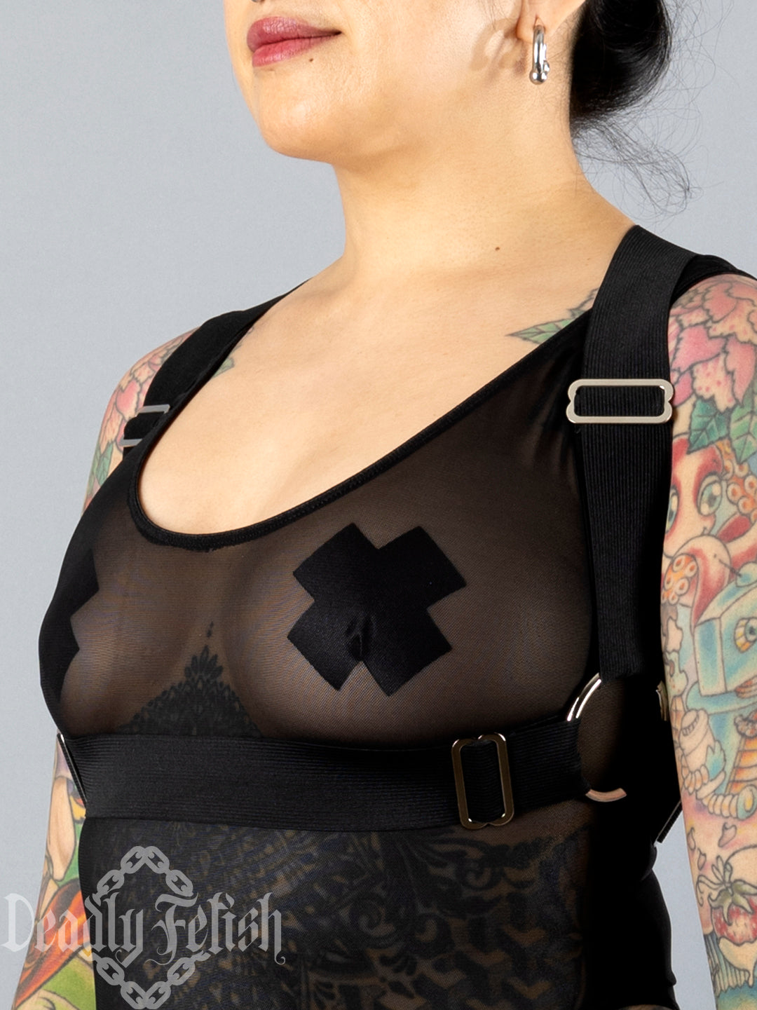 Deadly Fetish Fabric: Elastic Harness #27