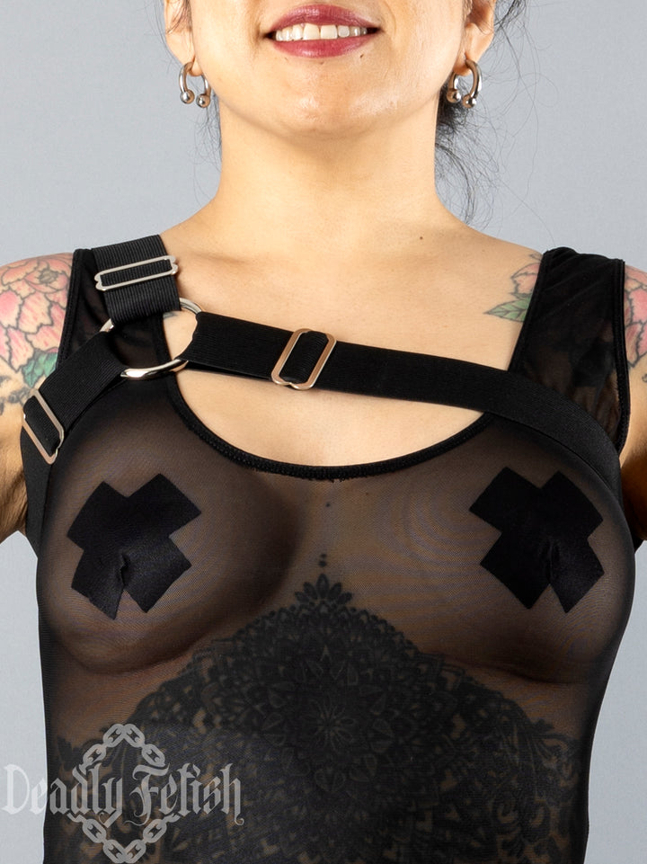 Deadly Fetish Fabric: Elastic Harness #39