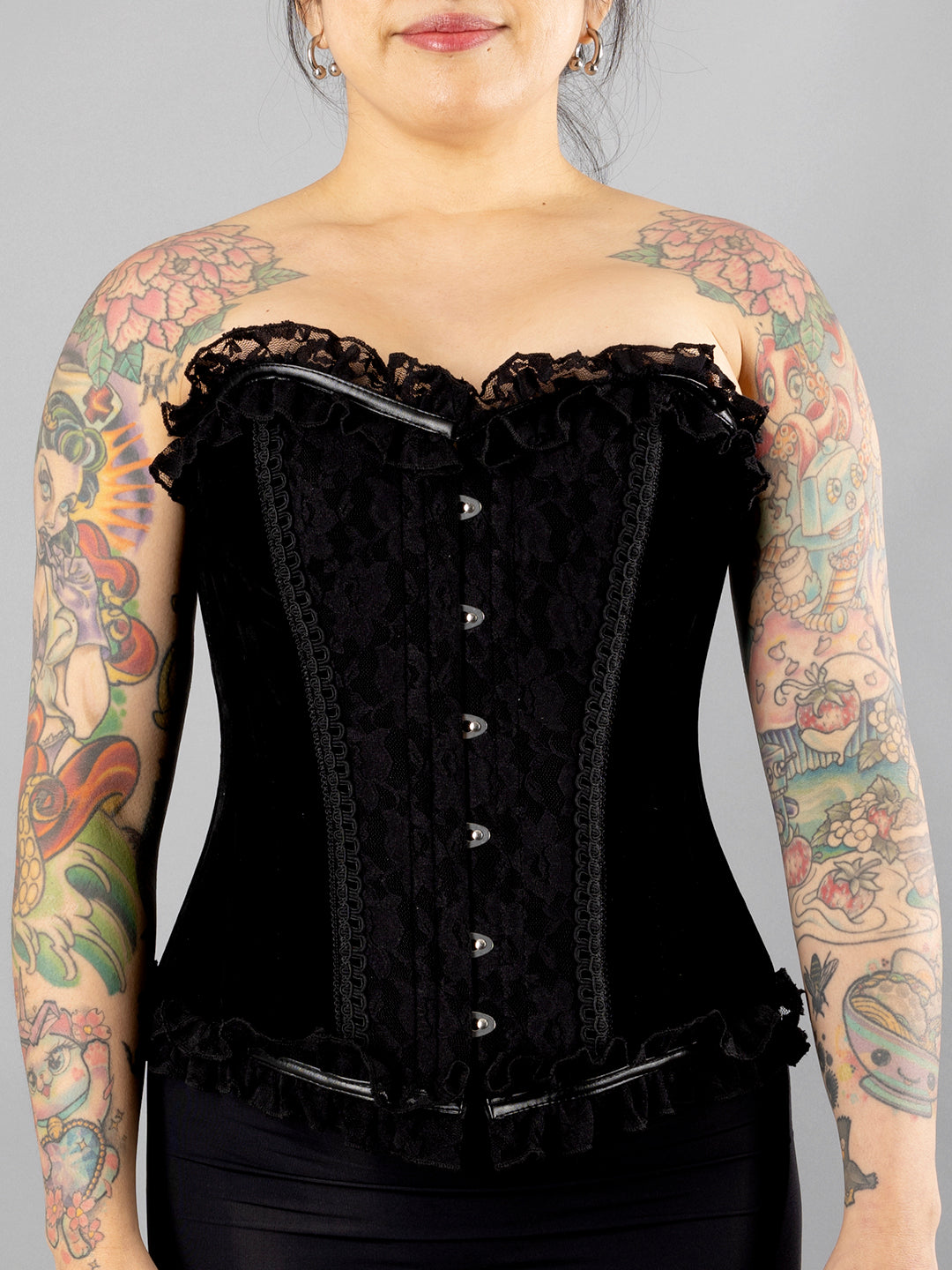 Elizium Velvet Overbust Corset