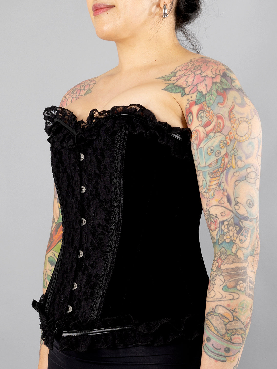 Elizium Velvet Overbust Corset