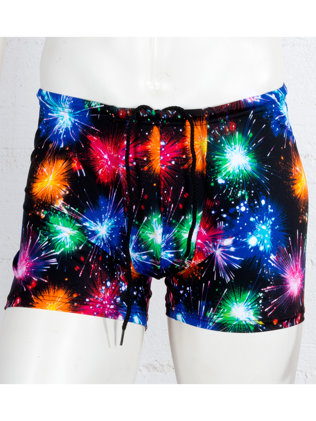 Patterned Athletic Shorts